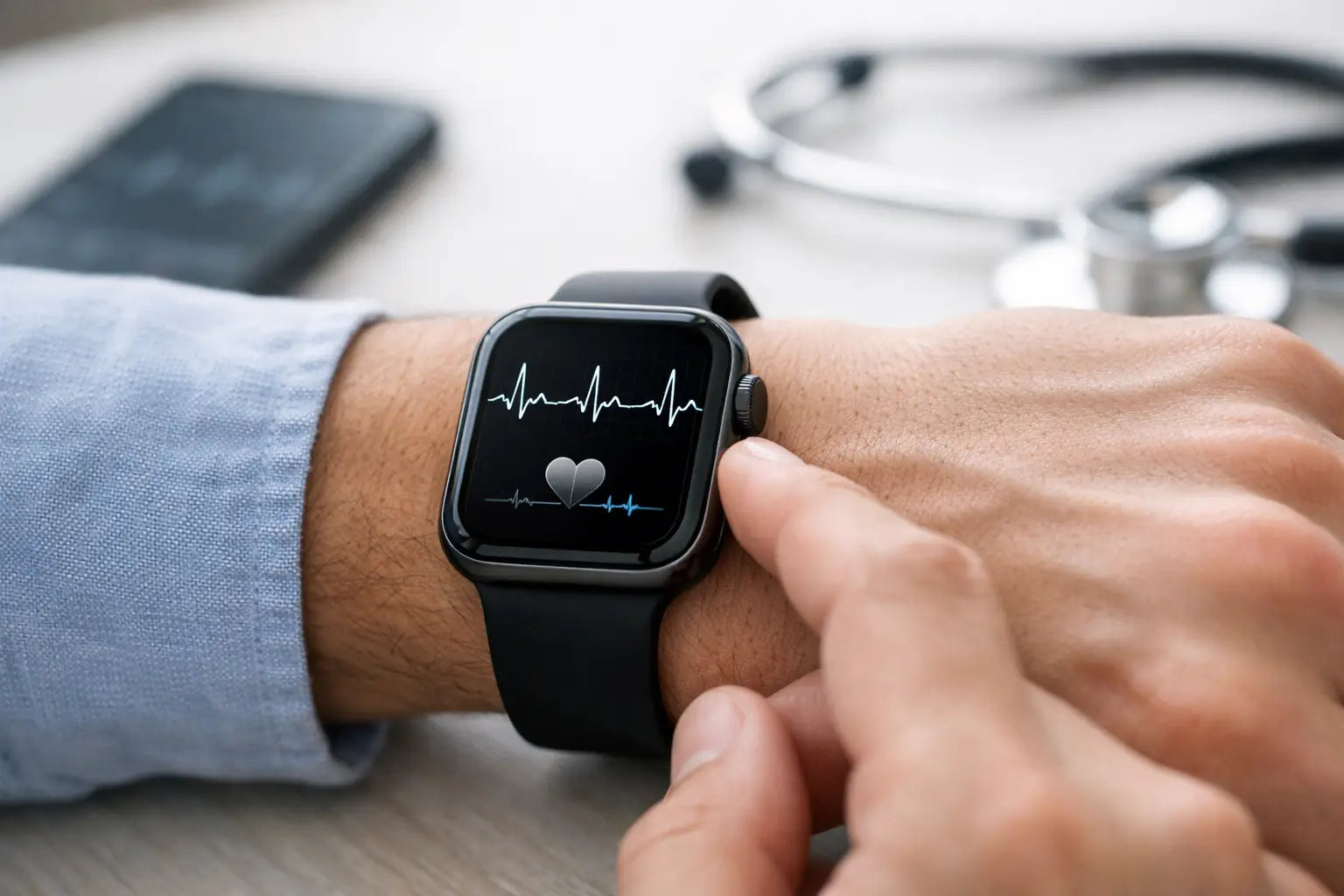 Cómo funciona ECG en smartwatch y qué detecta