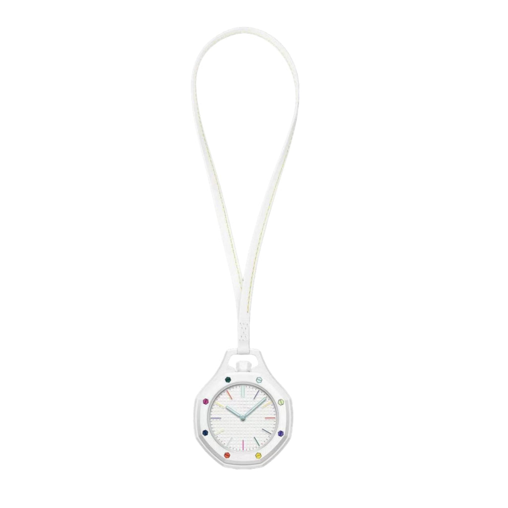 Reloj de Cuarzo Colgante Octagonal, Diseño Pastel y Dulce