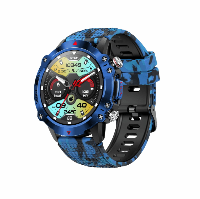 KR10 Smartwatch Pantalla Redonda con Llamadas Bluetooth