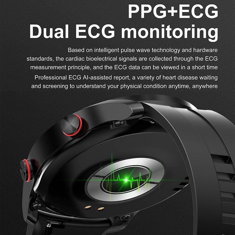 HW20 Smartwatch con Monitor Cardíaco (ECG), Pantalla 1.46" y Llamadas Bluetooth