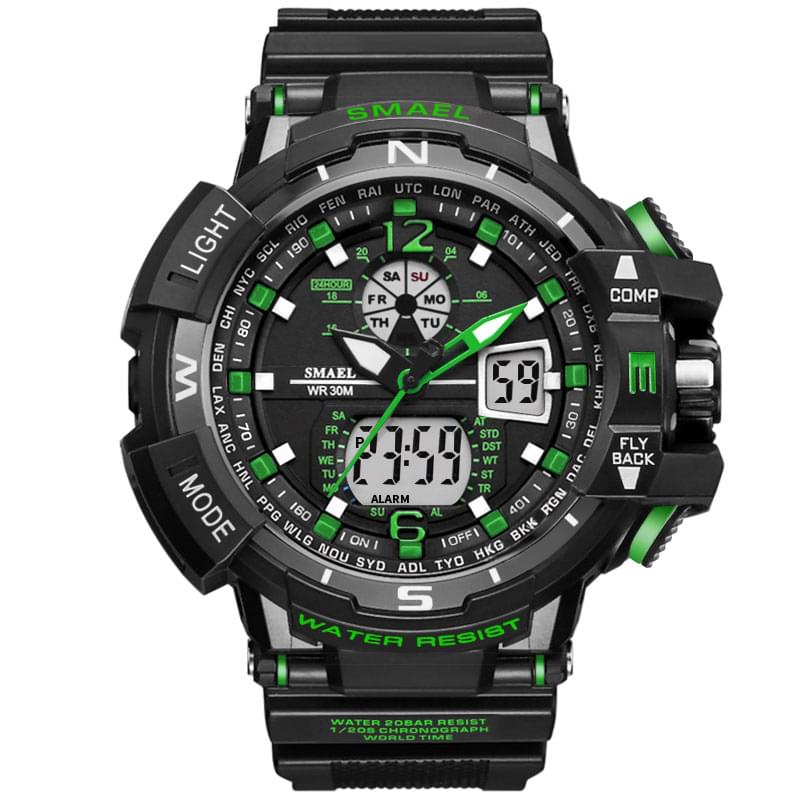 SMAEL 1376C – Reloj Deportivo Digital con Doble Pantalla para Hombre