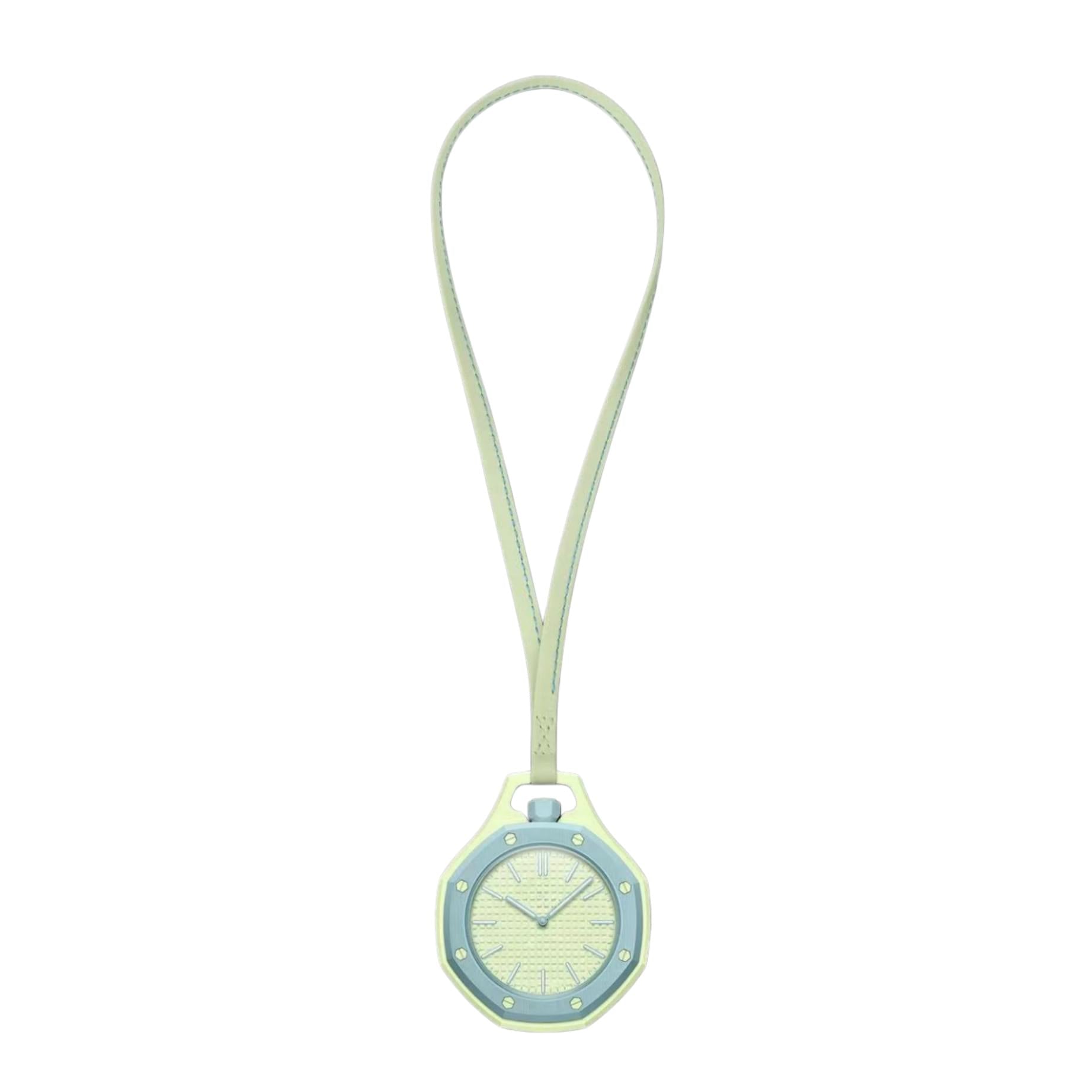 Reloj de Cuarzo Colgante Octagonal, Diseño Pastel y Dulce