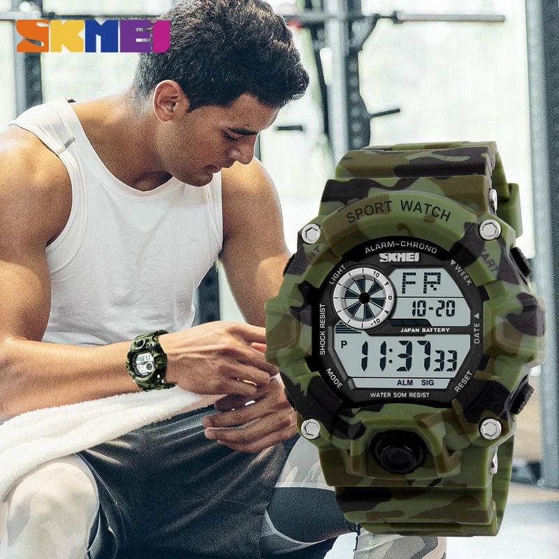 Reloj Digital Militar SKMEI 1019 – Resistencia y Estilo para el Hombre Activo