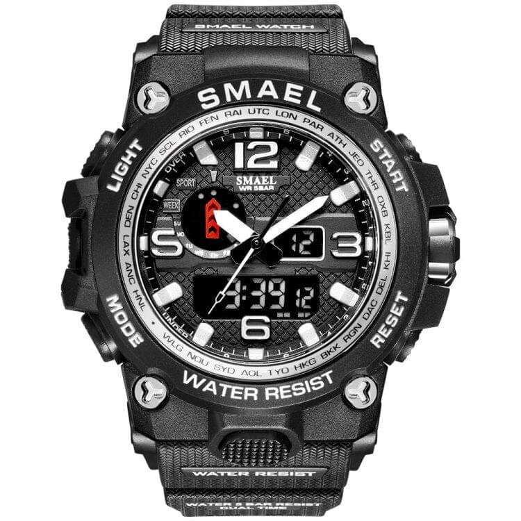 SMAEL 1545D – Reloj Militar Doble Pantalla para Hombre