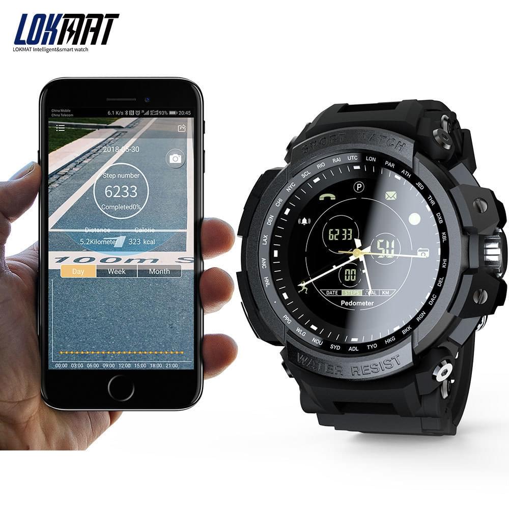 LOKMAT Smartwatch Deportivo 5ATM con Llamadas Bluetooth para Android e iOS