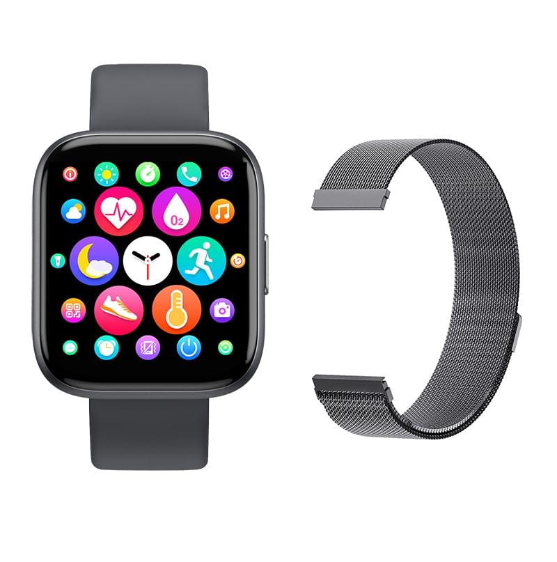 T99 Pulsera Inteligente con Llamadas Bluetooth, Ritmo Cardíaco y Música