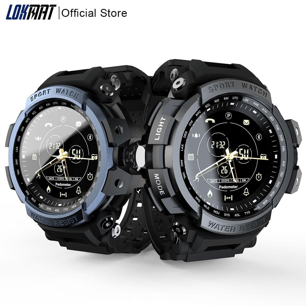 LOKMAT Smartwatch Deportivo 5ATM con Llamadas Bluetooth para Android e iOS