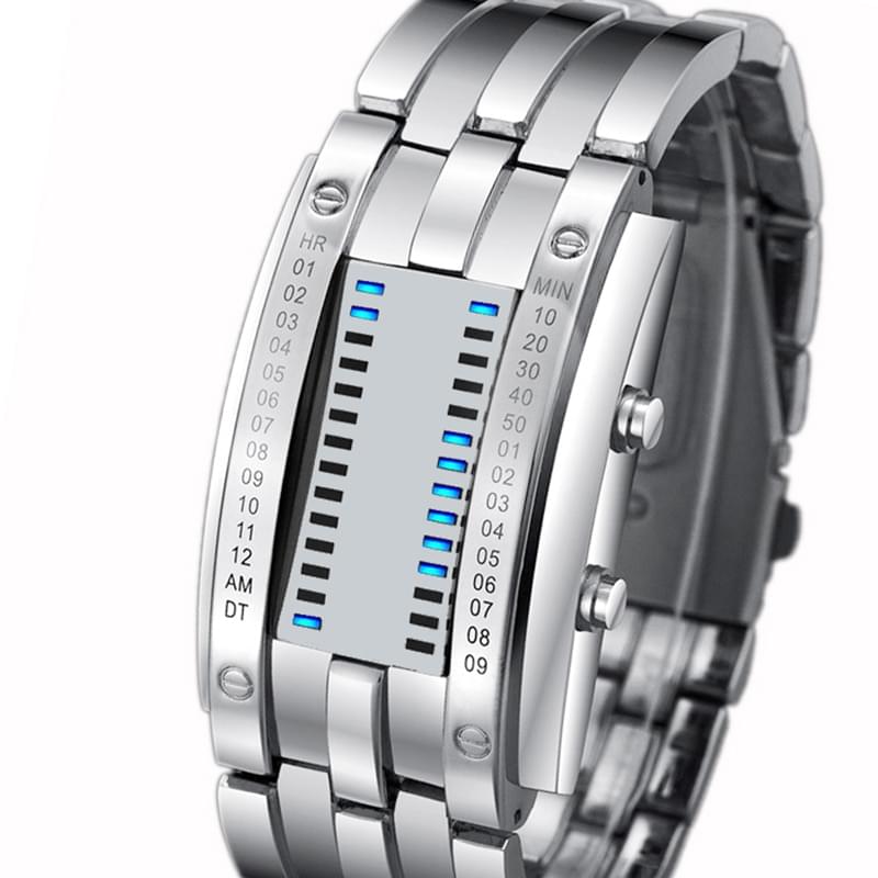 SKMEI 0953 – Reloj Digital Deportivo para Mujer con Correa de Acero