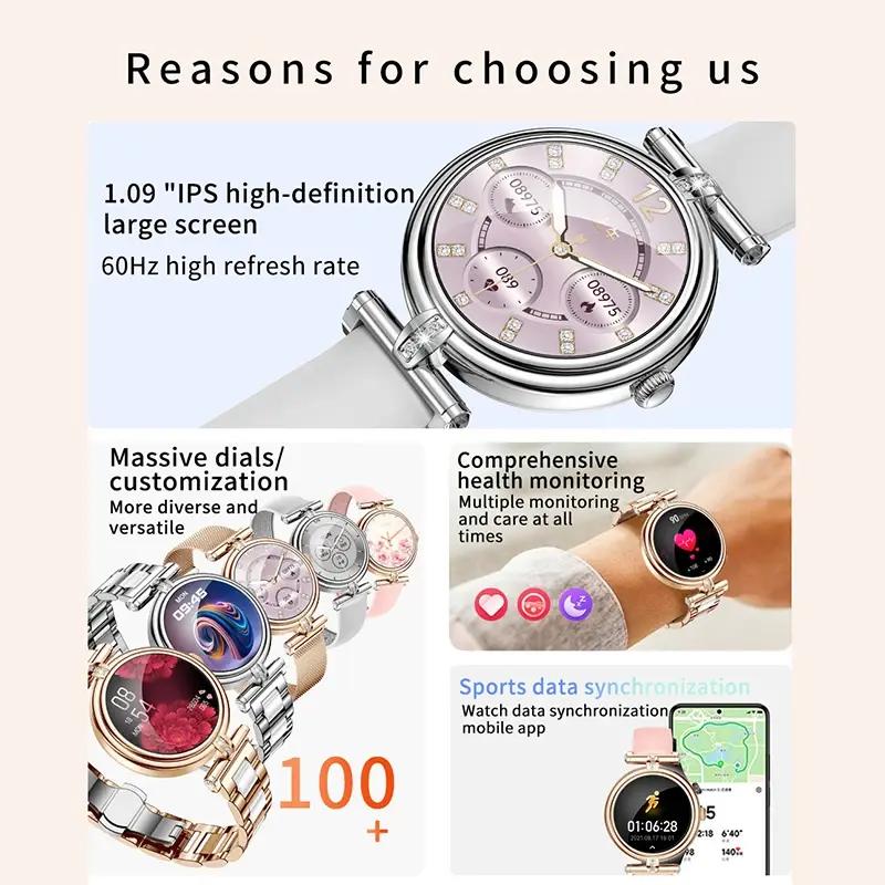 AK62 Smartwatch para Mujer con Pantalla HD Personalizable
