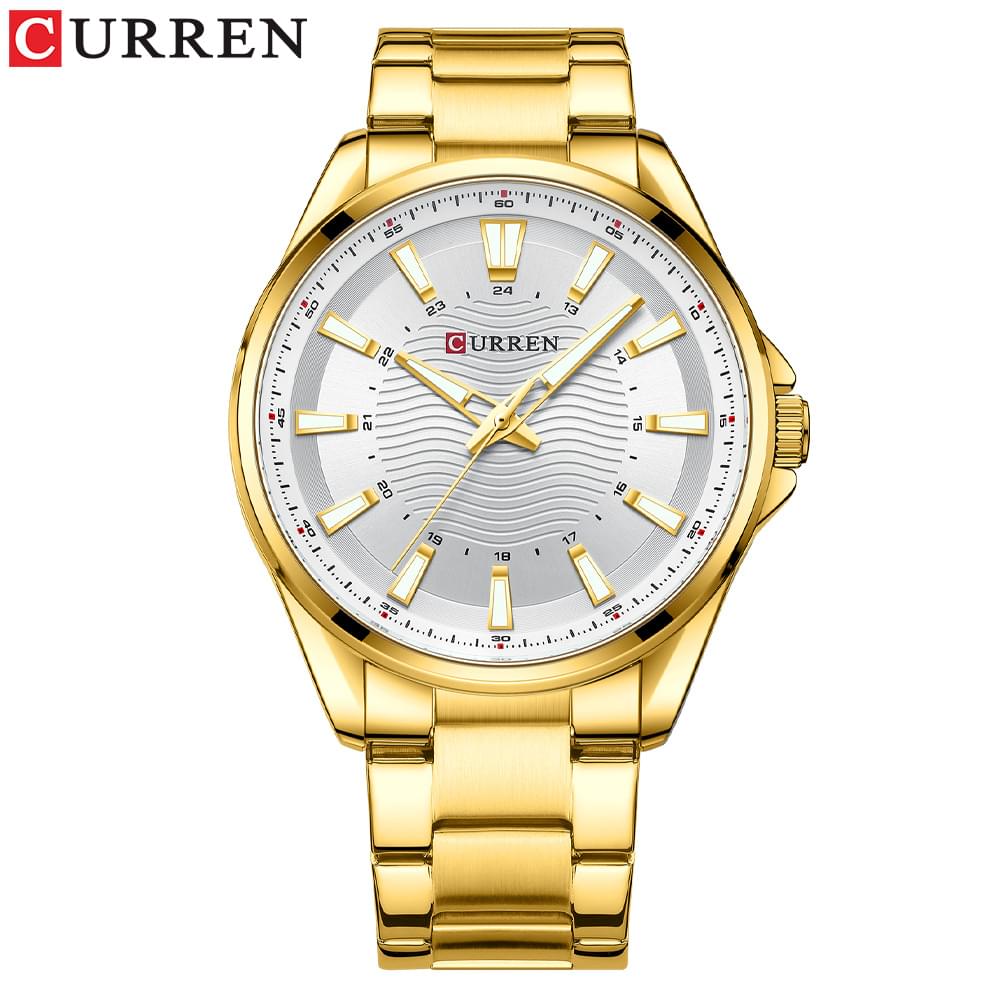 Reloj de Cuarzo para Hombre Estilo Business con Correa de Acero