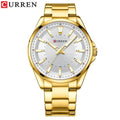Reloj de Cuarzo para Hombre Estilo Business con Correa de Acero
