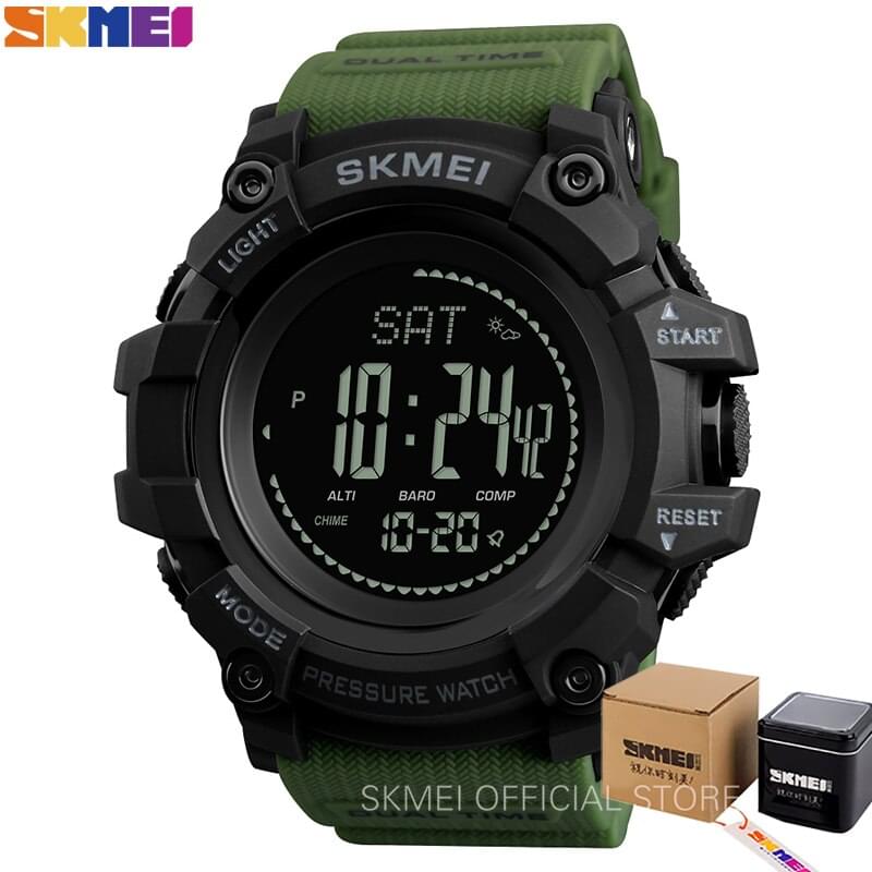 SKMEI 1358 – Reloj Deportivo Outdoor con Altímetro, Brújula y Barómetro