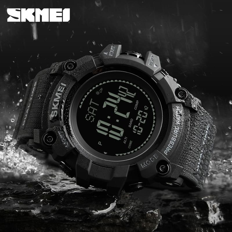SKMEI 1358 – Reloj Deportivo Outdoor con Altímetro, Brújula y Barómetro