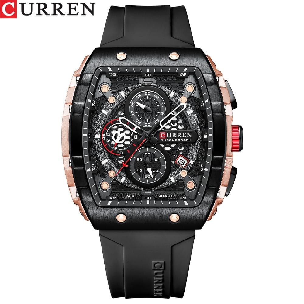 CURREN 8442 Reloj de Cuarzo Multifuncional para Hombre