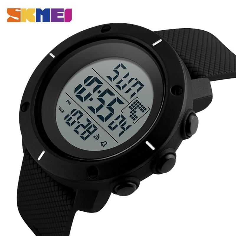 SKMEI 1313 – Reloj Digital Deportivo Multifunción para Hombre - en la muñeca