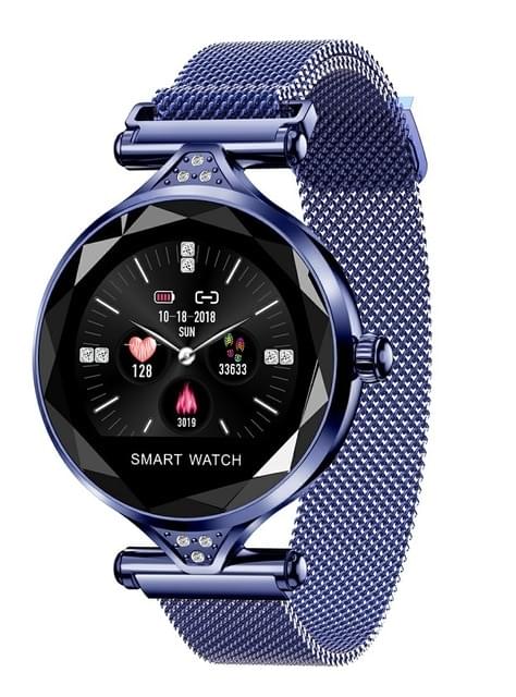 H1 Pulsera Inteligente para Mujer con Pantalla a Color y Diamantes