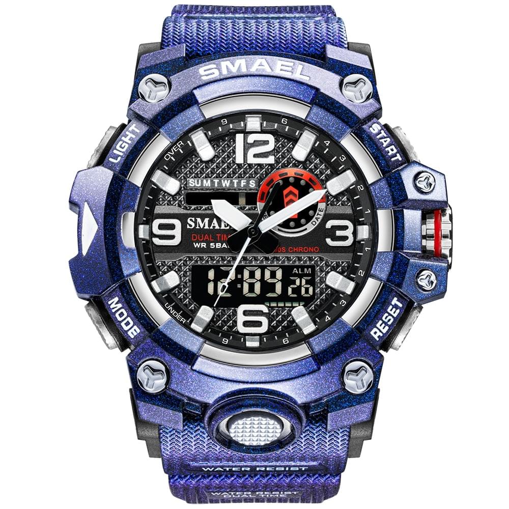 SMAEL 8035 Reloj Deportivo Digital para Hombre, Resistente al Agua 50M