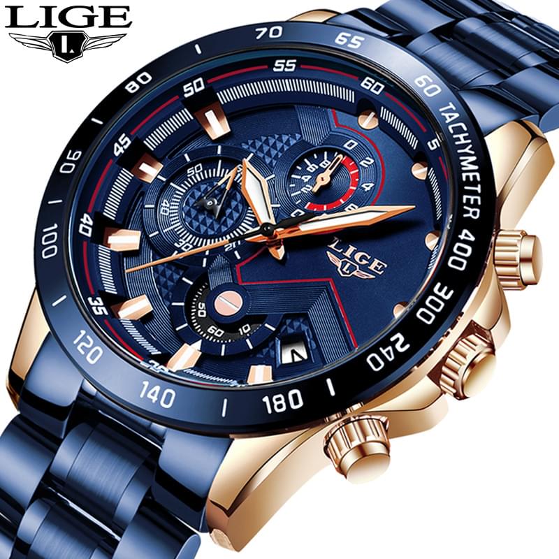 Reloj LIGE Business Multifuncional para Hombre