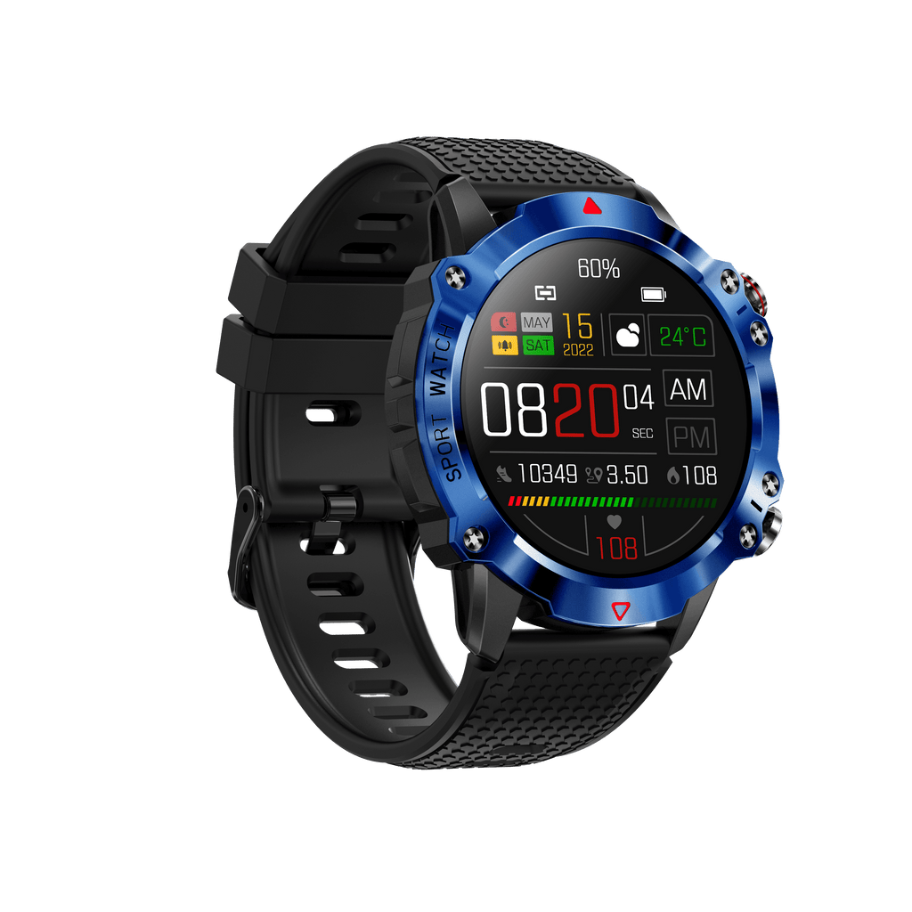 KR10 Smartwatch Pantalla Redonda con Llamadas Bluetooth