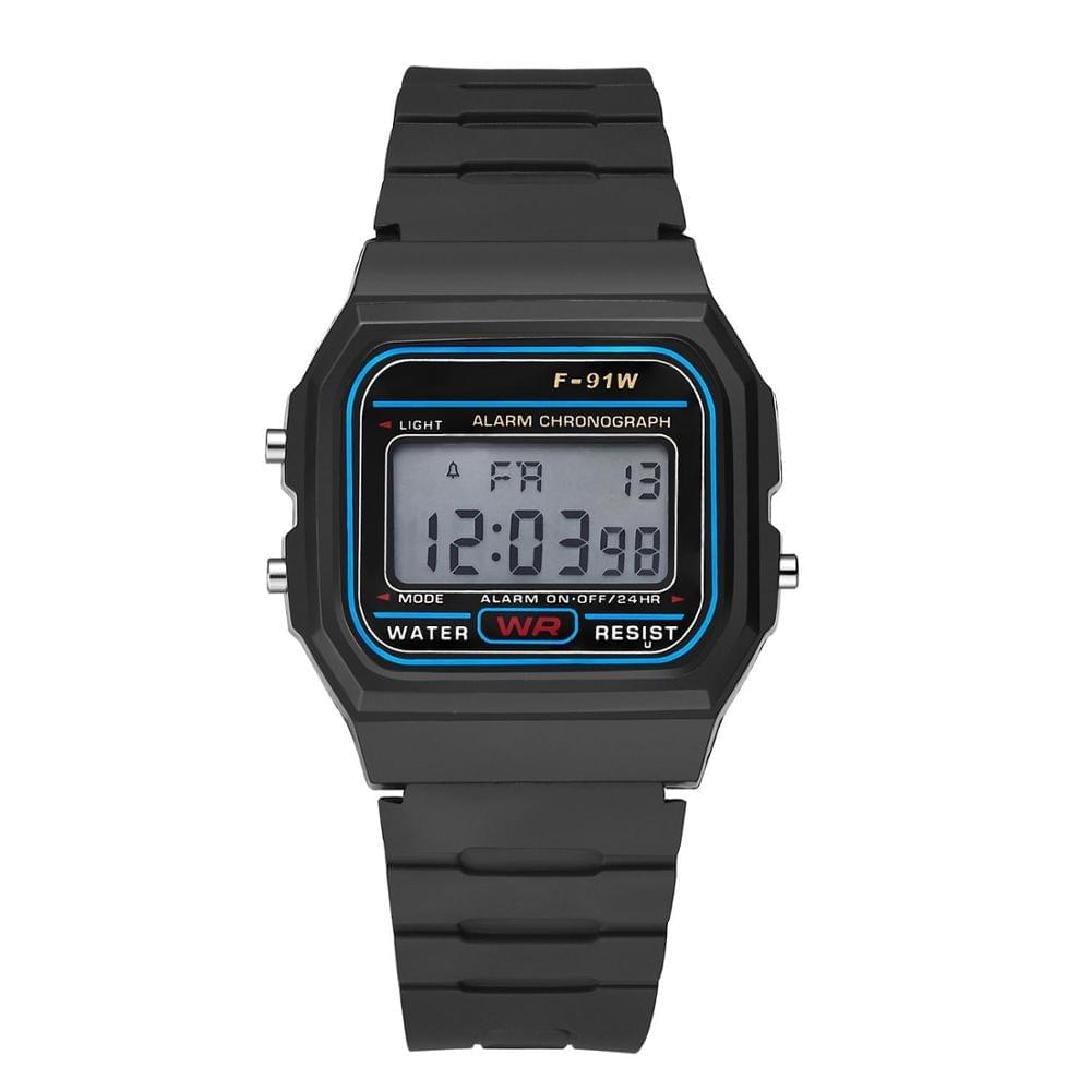 Reloj Digital Retro Unisex – Acero Inoxidable Estilo Vintage