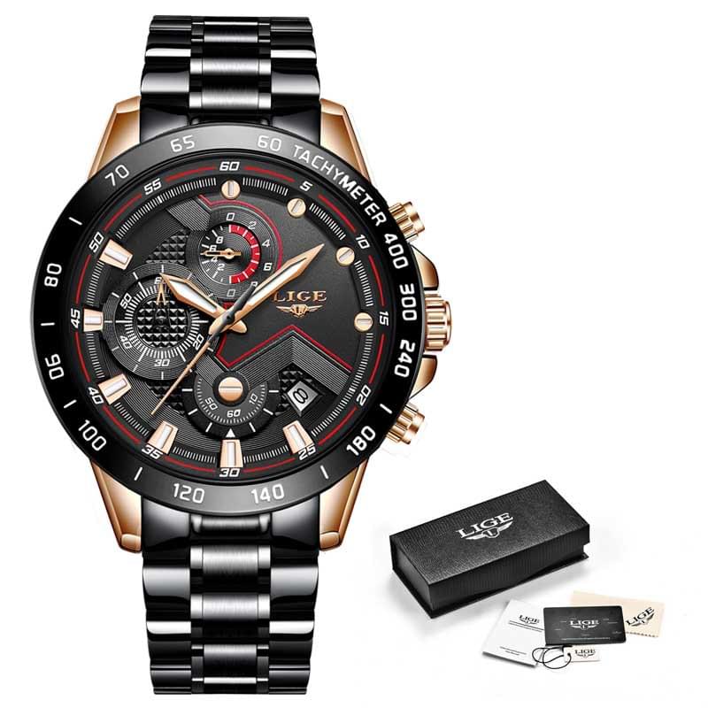 Reloj LIGE Business Multifuncional para Hombre