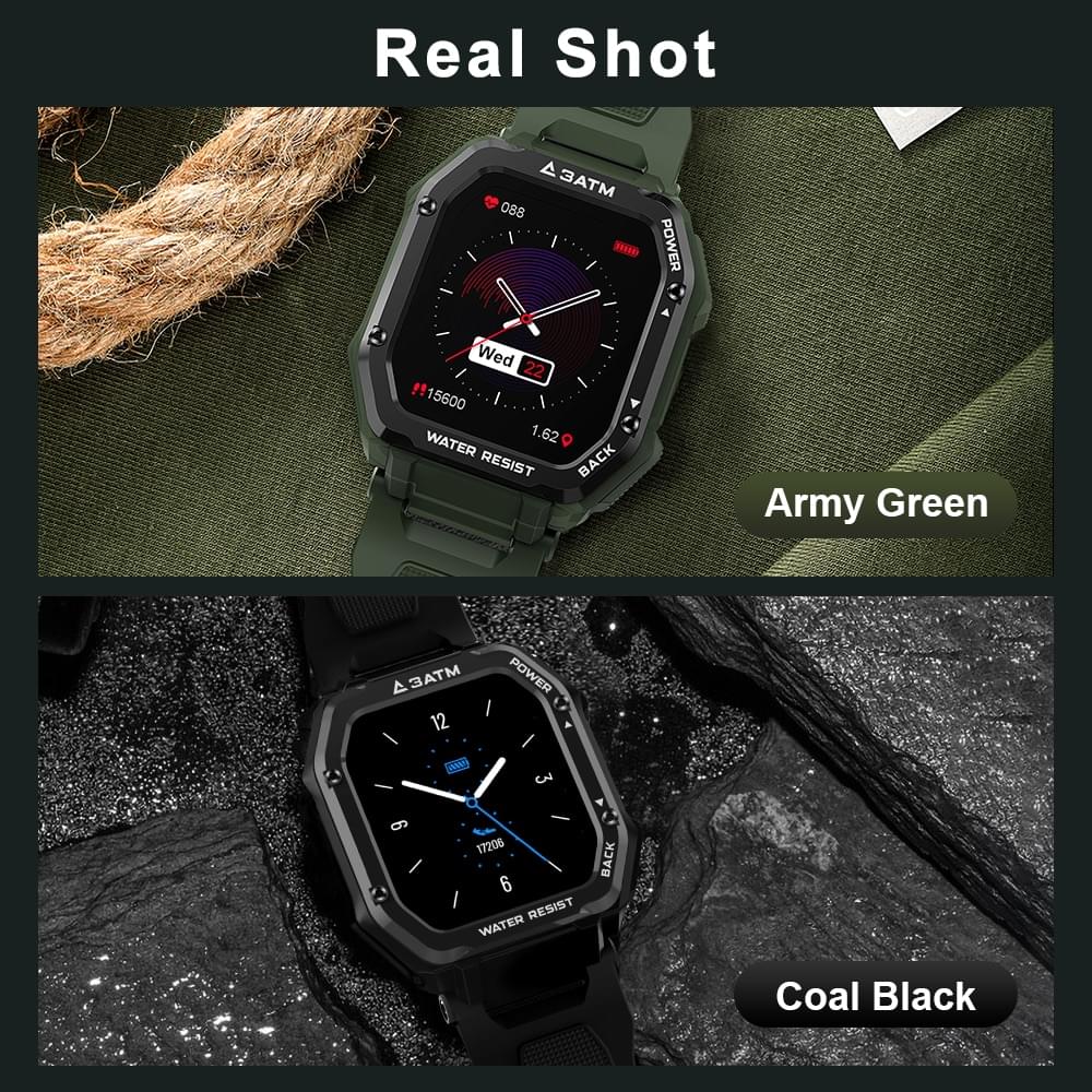 ROCK Smartwatch Resistente para Hombre con Monitor de Presión Arterial - vista frontal