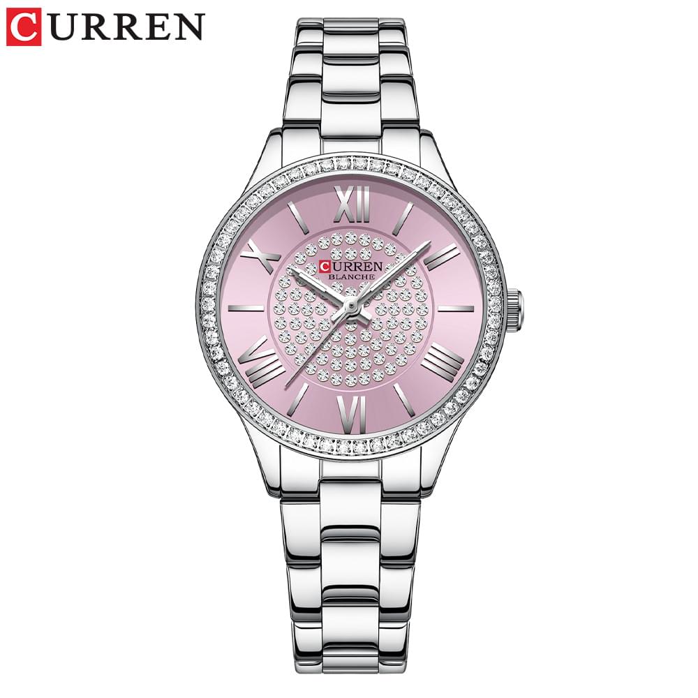 Reloj de Cuarzo Casual para Mujer con Correa de Acero