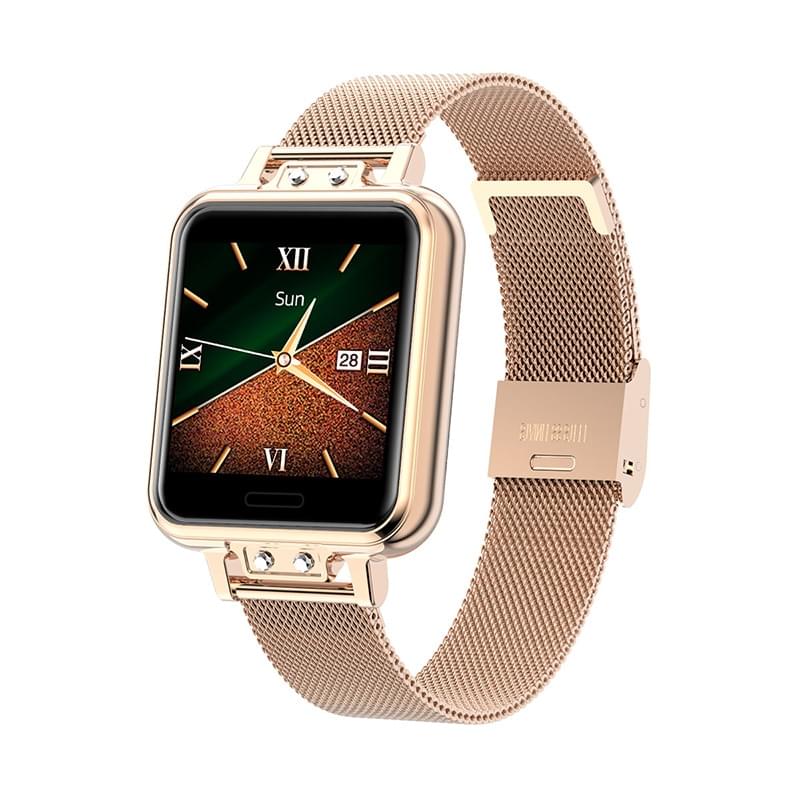 Smartwatch para Mujer con Monitor de Ciclo Menstrual y Ritmo Cardíaco - vista frontal