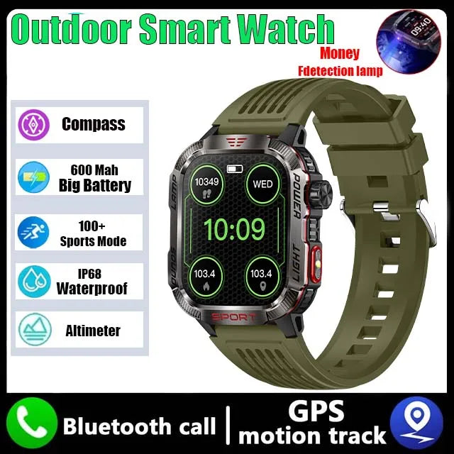 GZYR Smartwatch 2.01" con Llamadas Bluetooth y Batería de 600 mAh