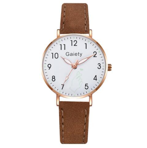 Reloj de Cuarzo Vintage para Mujer – Correa de PU Casual y Deportivo