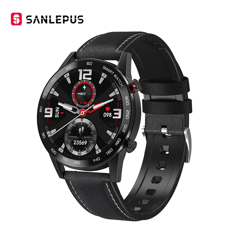 SANLEPUS Smartwatch con Monitor Cardíaco (ECG) y Llamadas Bluetooth para Hombre y Mujer