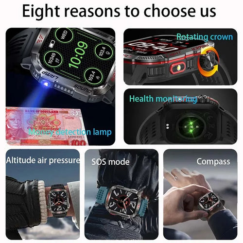 GZYR Smartwatch 2.01 con Llamadas Bluetooth y Batería de 600 mAh - vista de detalle