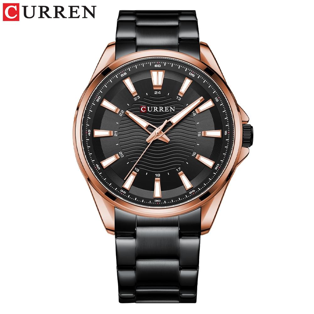 Reloj de Cuarzo para Hombre Estilo Business con Correa de Acero