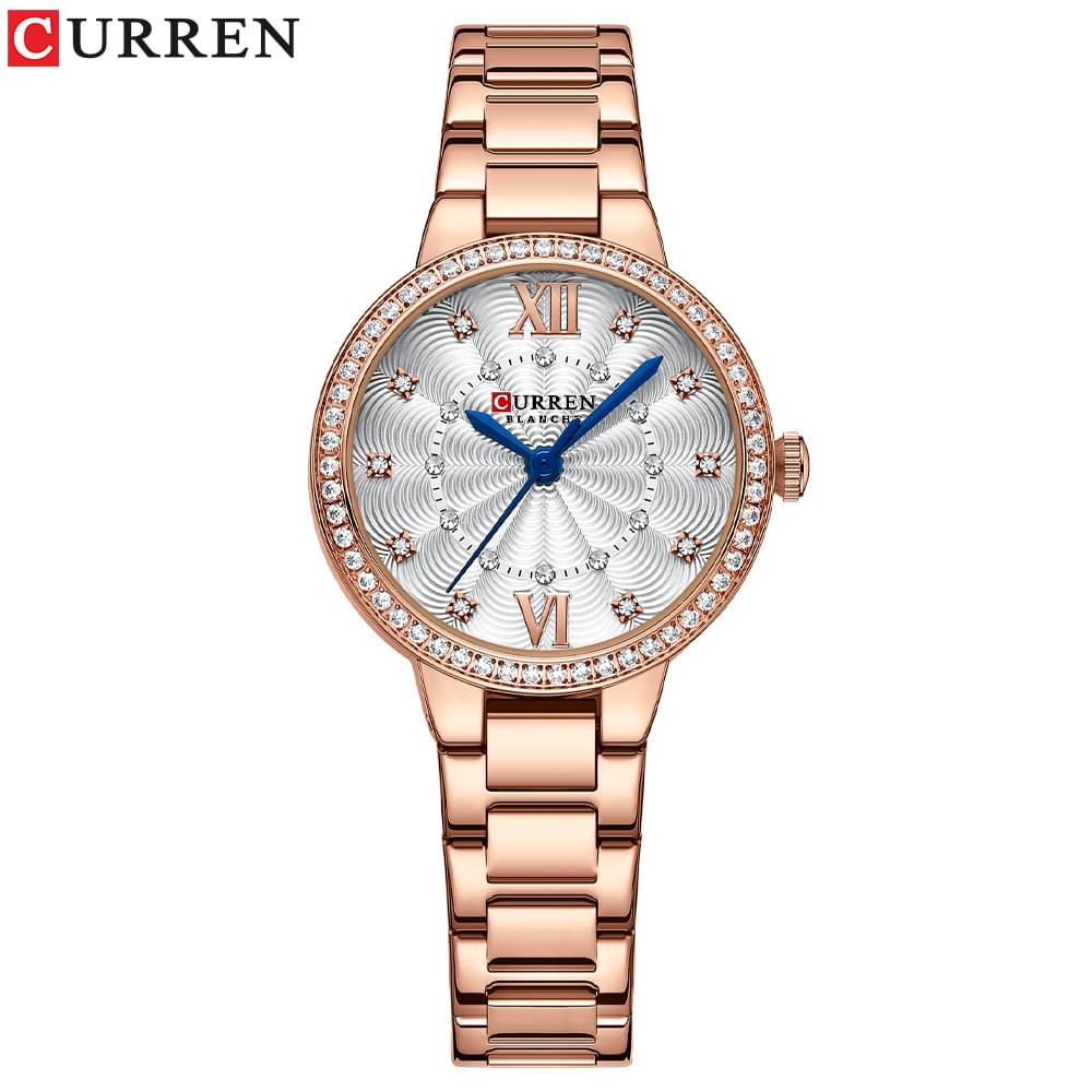 Reloj Casual de Moda para Mujer con Correa de Acero