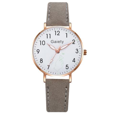 Reloj de Cuarzo Vintage para Mujer – Correa de PU Casual y Deportivo