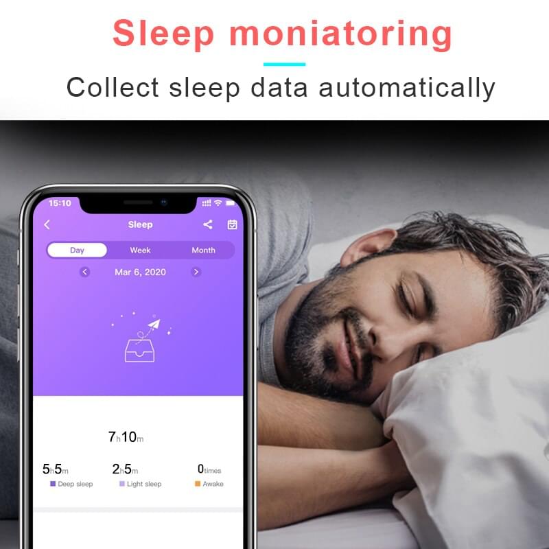 Smartwatch Deportivo Resistente al Agua con Monitor Cardíaco para Hombre y Mujer - vista de detalle
