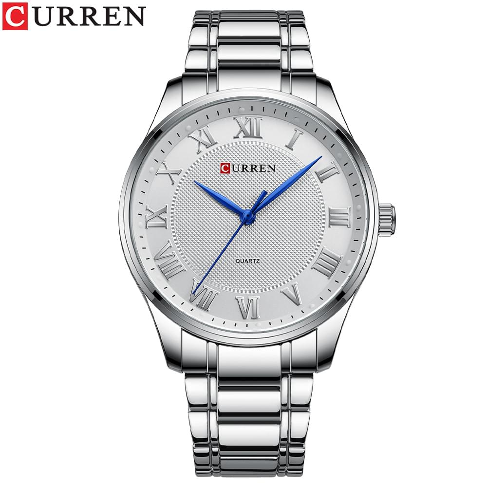 Reloj Casual de Cuarzo para Hombre con Correa de Acero