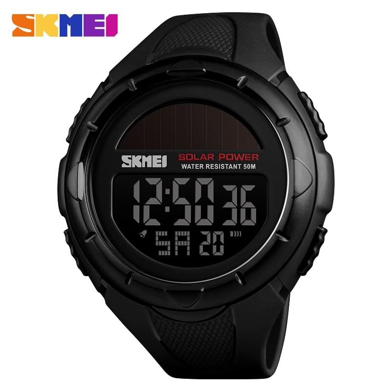 SKMEI 1405 – Reloj Digital Militar con Energía Solar para Hombre