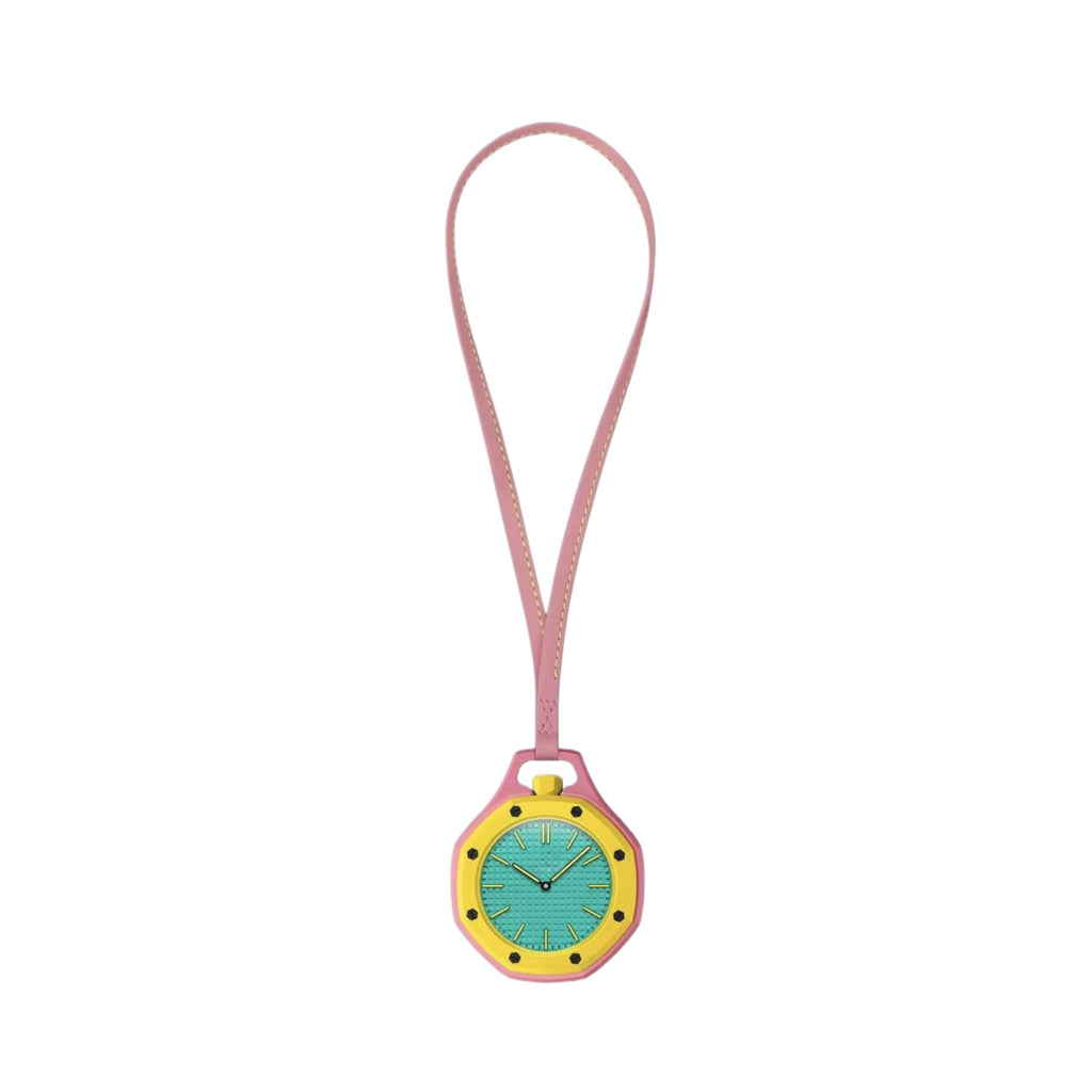 Reloj de Cuarzo Colgante Octagonal, Diseño Pastel y Dulce