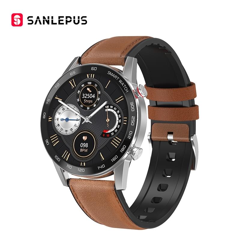 SANLEPUS Smartwatch con Monitor Cardíaco (ECG) y Llamadas Bluetooth para Hombre y Mujer