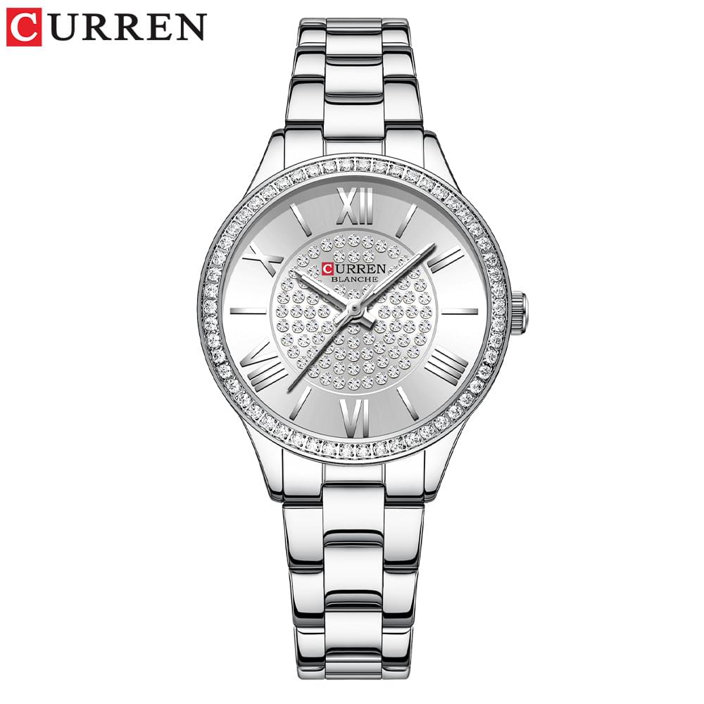 Reloj de Cuarzo Casual para Mujer con Correa de Acero