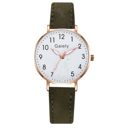 Reloj de Cuarzo Vintage para Mujer – Correa de PU Casual y Deportivo