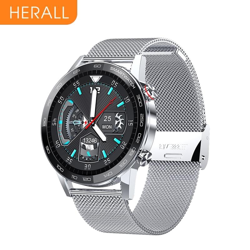 HERALL Smartwatch con Monitor Cardíaco (ECG) y Monitor de Presión Arterial IP68
