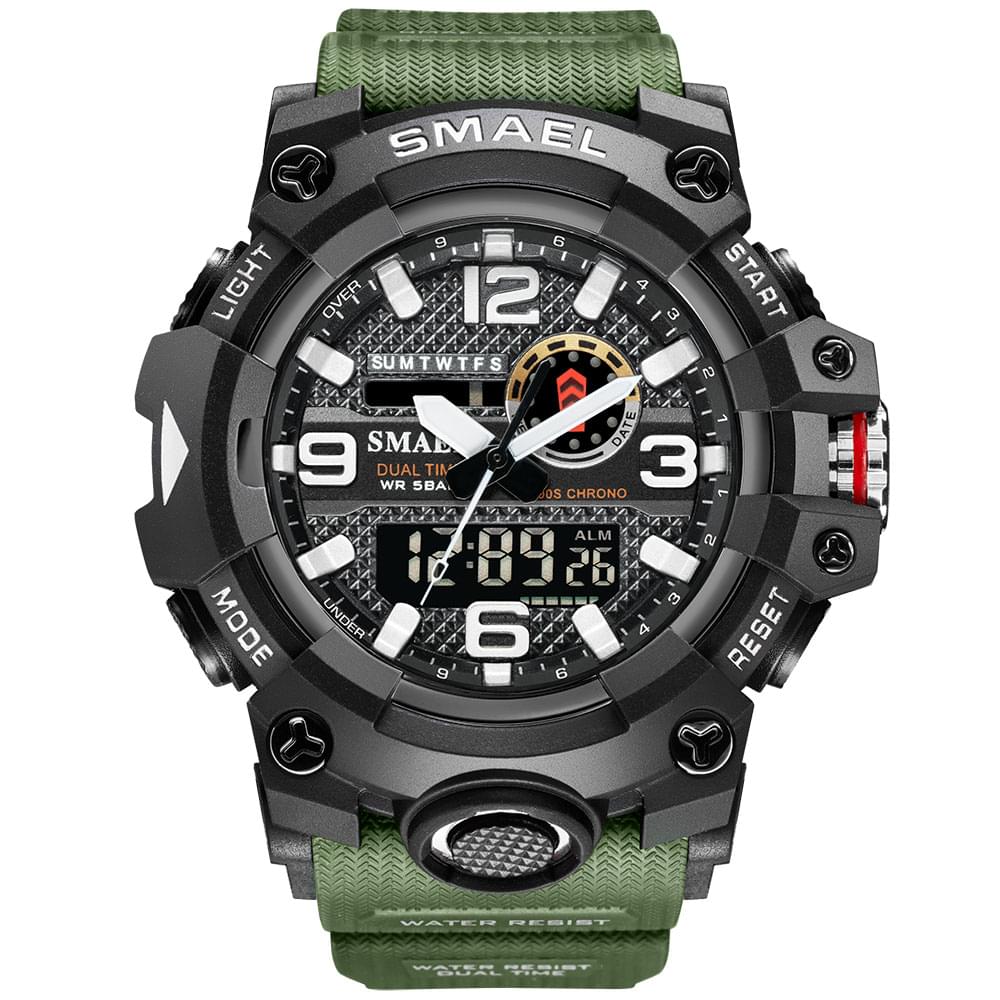 SMAEL 8035 Reloj Deportivo Digital para Hombre, Resistente al Agua 50M