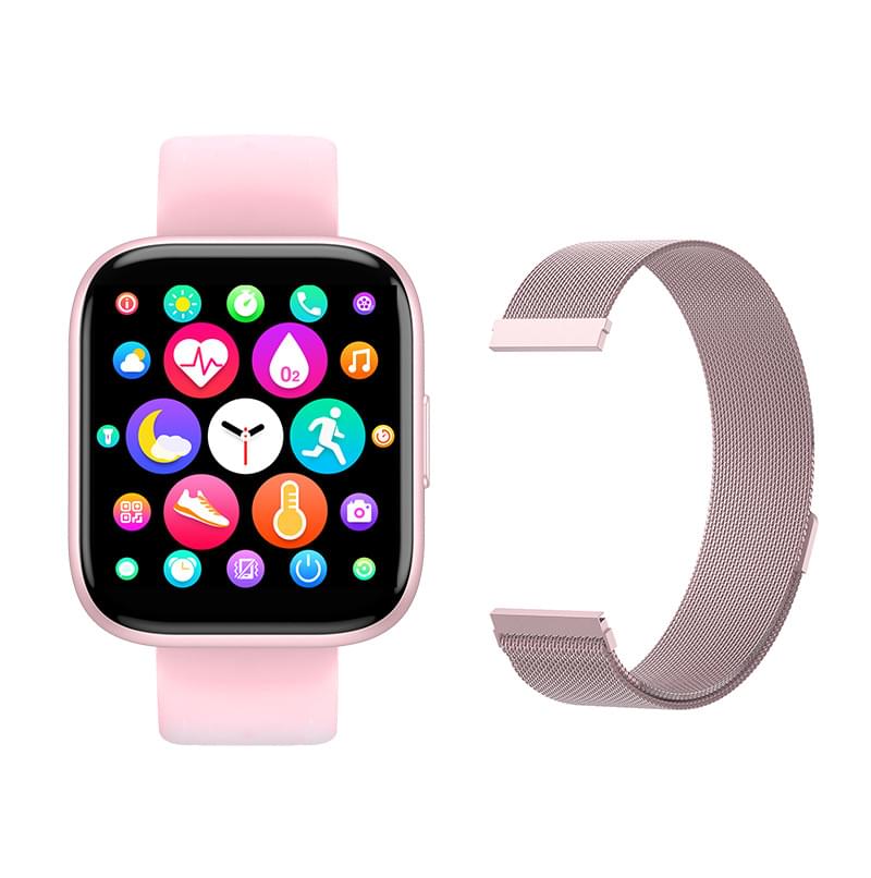 T99 Pulsera Inteligente con Llamadas Bluetooth, Ritmo Cardíaco y Música