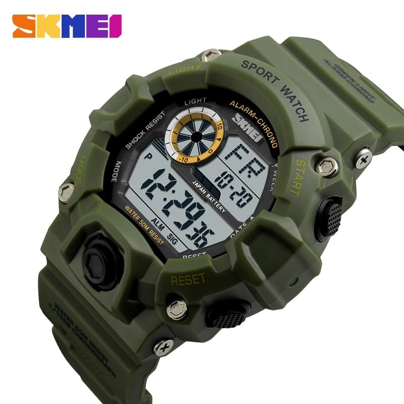Reloj Digital Militar SKMEI 1019 – Resistencia y Estilo para el Hombre Activo