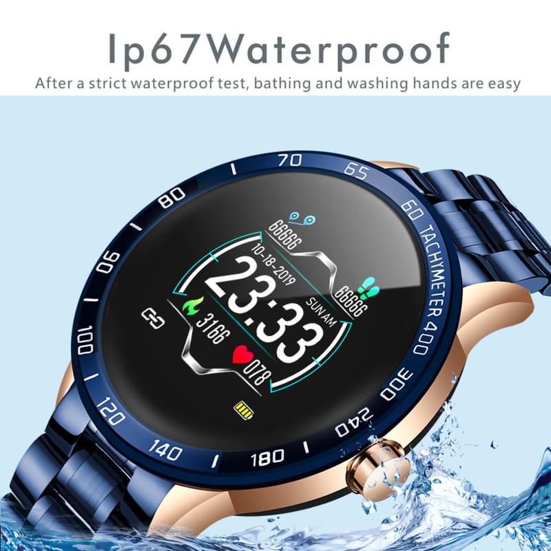 Pulsera Inteligente Multifuncional con Ritmo Cardíaco y Presión Arterial