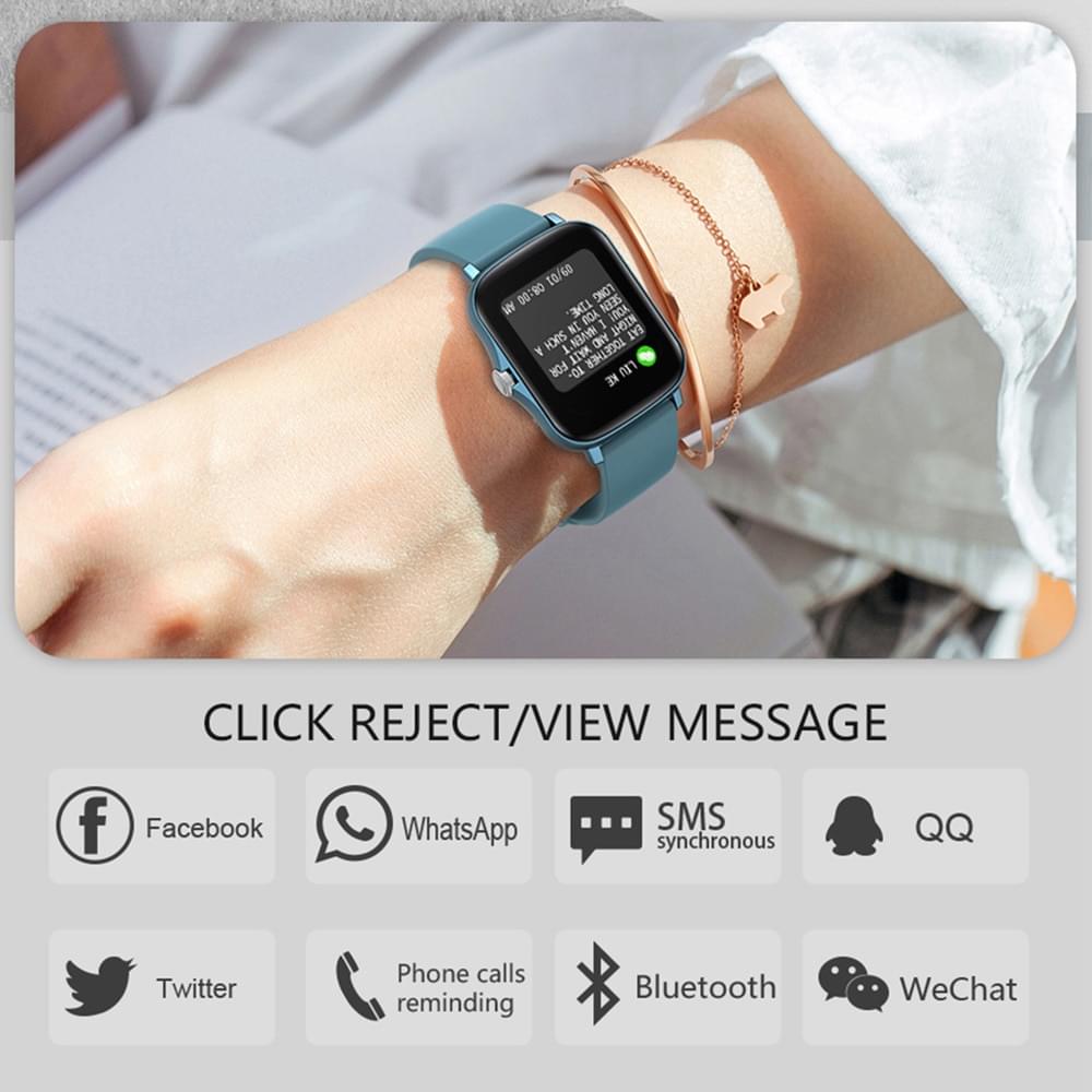P8 Plus Smartwatch 1.69 Pulgadas Pantalla Táctil Completa para Hombre y Mujer - vista de detalle
