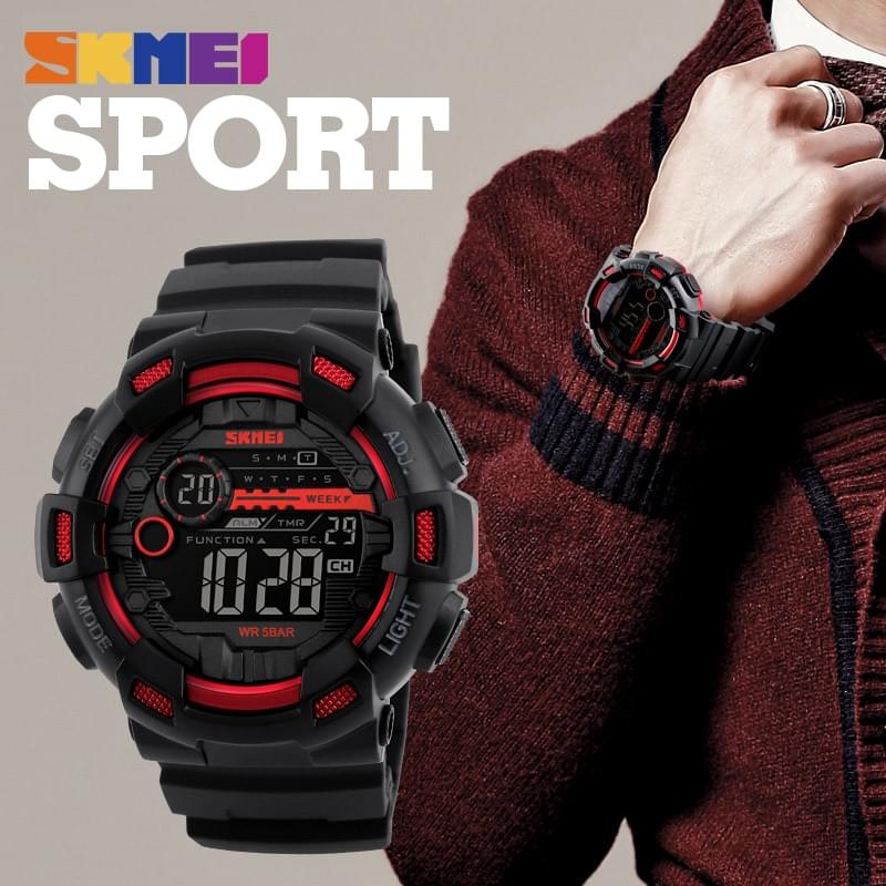 SKMEI 1243 – Reloj Digital Deportivo para Hombre - vista de detalle