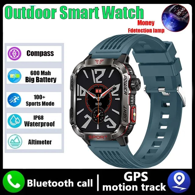 GZYR Smartwatch 2.01" con Llamadas Bluetooth y Batería de 600 mAh